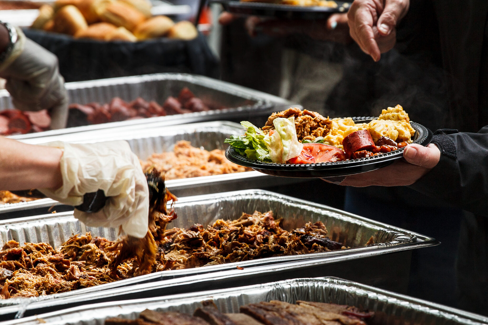 GameDay hosted buffet service