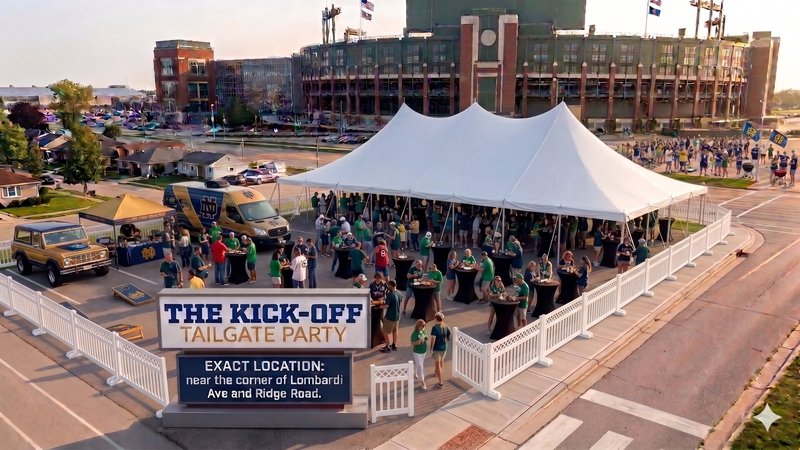 The Kick-Off Party at Lambeau Field